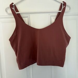 Lululemon Mauve Sports bra/top